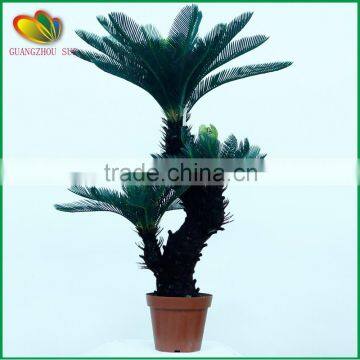 Factory Price Artificial Cycas Revoluta More Heads Bonsai for Sale