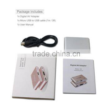 All in One Digital AV Adapter Micro USB/USB to HDMI/VGA Audio Digital AV Adapter For IOS Android Micro USB to USB Cable photo-5