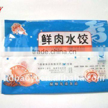 back seal frozen dumplings food packaging bag