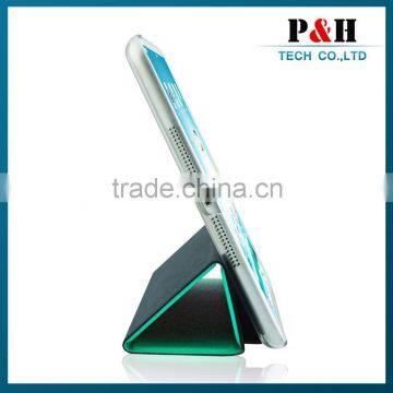 For Ipad Mini Case, Leather Case for Ipad Mini , Clear Back Cover Case