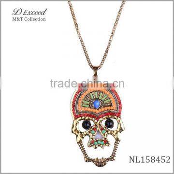 Fashion Alloy Skull Necklace,wholesale Cheap Skull Necklace photo-3