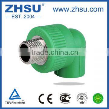 20-63mm ppr pipe galvanized male thread elbow