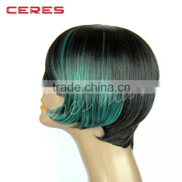 100% Virgin Remy Short Human Hair Wigs for African American Women Cheap Human Hair Wigs