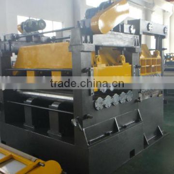 Steel coil strip slitting machine line