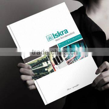 Folded Leaflet Binding and Glossy and Matte Surface Finish Brochure Printing