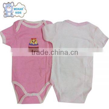 Unisex Fancy Wholesale 5pcs Short- Sleeve Romper Sets