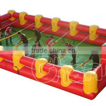 Outdoor inflatable human foosball rental, inflatable human table football field                        
                                                Quality Choice