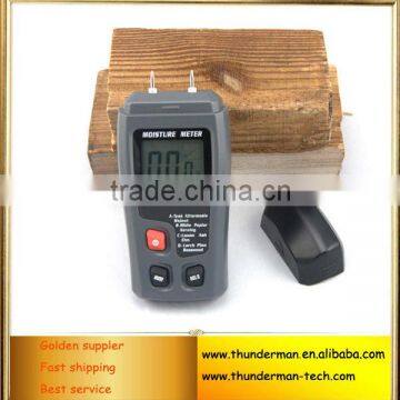 New -designed 2 pin steel probe digital wood moisture meter for measuring moisture with LCD display