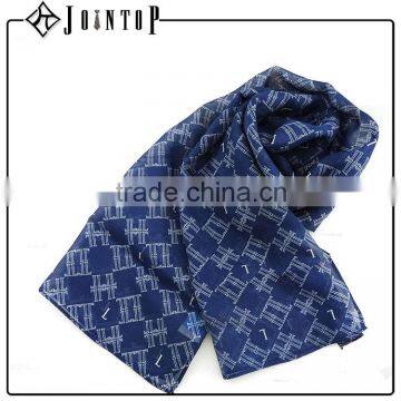good quality polyester viscose plain uniform scarf for man