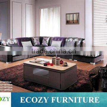 Modern living room fabric upholstered sofa