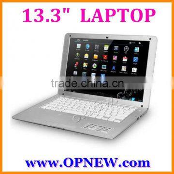 13 inch Dual Core laptop computer VIA WM8880 cpu 1.52Ghz with WIFI USB RJ45 port Bluetooth