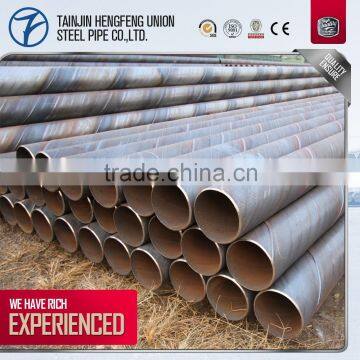 building materials directly sale spiral welded round steel pipe price list from china factory