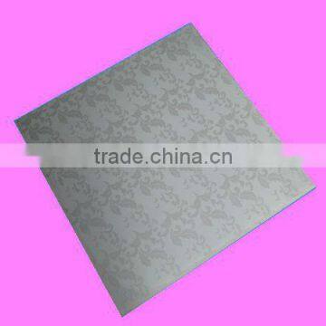 Corration-resistant PVC Ceiling Panel for indor decorative(595*595*7mm) plastic building goods for wall or roof building