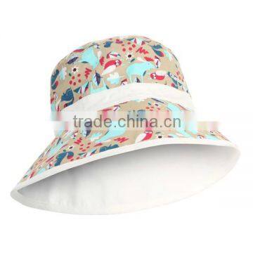 2015 leisure boy/girl UV protect soft feeling bucket hats for children