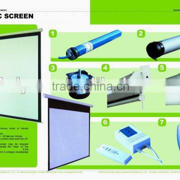 motorized screen with remote control