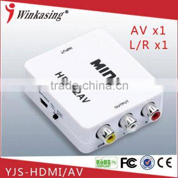 HDMI to CVBS/AV HDMI Didital Audio to Audio Analog stereo YJS-HDMI/AV for cctv camera