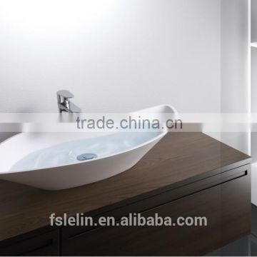 LELIN artificial stone art basin & man-made stone bathroom sink LOA-016