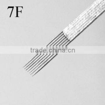 50pcs Disposable Stainless Steel Tattoo Needles 7F HN1669