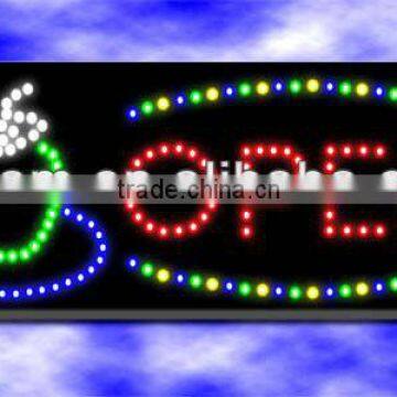 Semi-outdoor tri-color high brightness LED scrolling message display