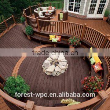FRSTECH extruded plastic composite decking