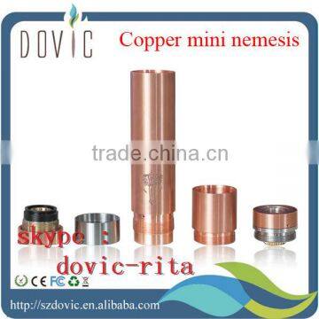 High quality copper mechanical mod clone mini nemesis mod