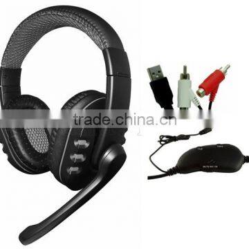 Amplifier stereo headphone for Xbox one PS3 Xbox 360 PS4 PC headset