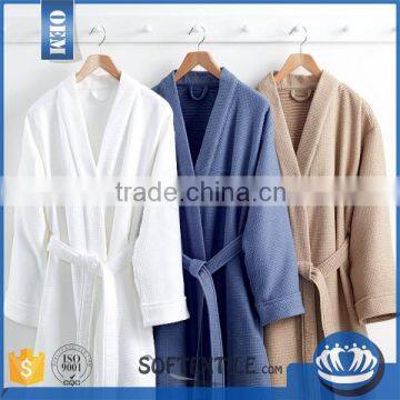 wholesale cotton waffle bathrobe