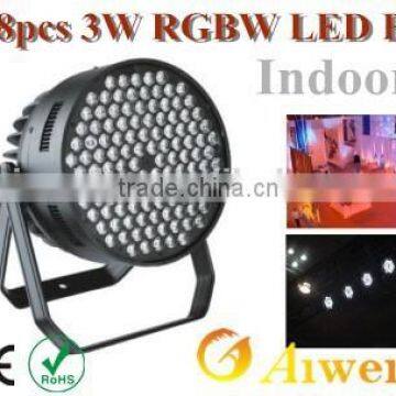 new par can indoor 108pcs 3W LED PAR Light rgbw