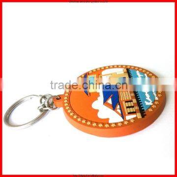 wholesale newest souvenir,China supplier custom plastic keychain