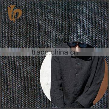 factory directly sale 49% ramie and 51% linen woven fabric plain dyeing fabric ready for shirt and home textile