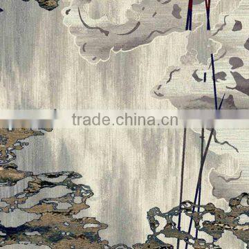 Elegant Chinese painting style carpet for decoration