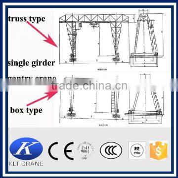 Electric Hoist Single Girder Gantry Crane, Hoisting Gantry Machine photo-5