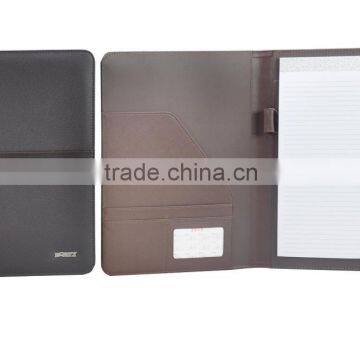 New designing travel organizer/leather portfolio/hard cover notebook/bulk stationery