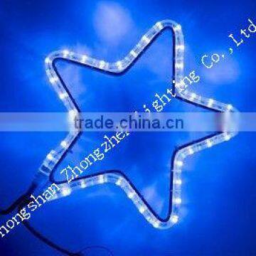 LED rope light star