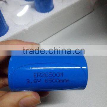 Li-SOCl2 dry battery C size ER26500M 6500mAh 3.6V