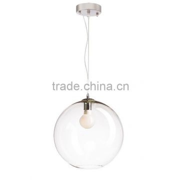 Glass pendant lamp not include bulb for indoor decoration