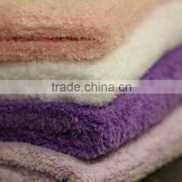 Pastel Color Soft Fluffy 1 Ply Suede Blanket for single