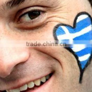 2018 OEM WORLD CUP Brazial Fan Face Paint