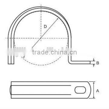 F Type Clamp One Hole Fixed Drive Clamp photo-2