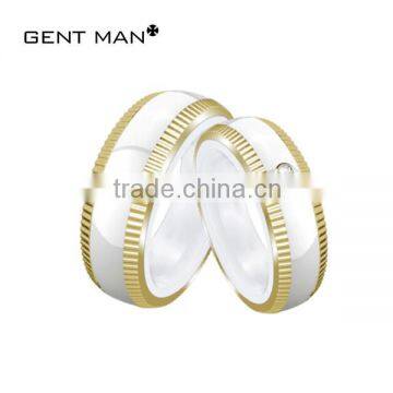 Coolman Newest Zirconia Ceramic Ring Wedding Ring Moroccan Black Ceramic Ring Ceramic Jewelry Designs photo-4