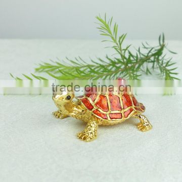 Animal wholesale jeweled turtle trinket box