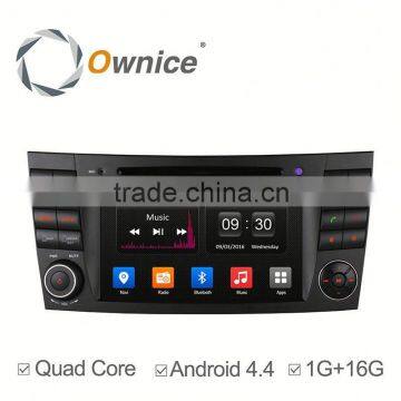 Ownice Wholesales Quad Core Android 4.4 Car Stereo for Benz CLK W209 W211 W219 W463 Built in Wifi Aux Support Rear Camera