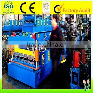 Thailand Customer sheet metals Trapezoidal IBR Roll Forming Machine JCX 860