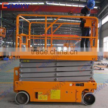 12m Hydraulic automatic self-propelled scissor lift platform for man