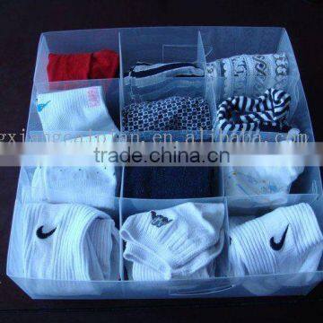 plastic underware /sock box