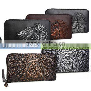 real genuine leather Clutch case smartphone pouch moq 50pcs