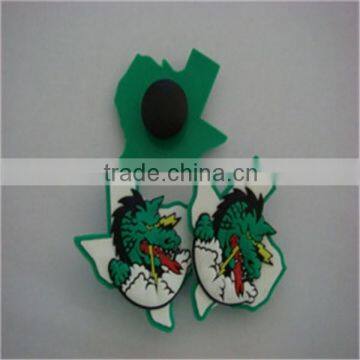 Green color monster shape Shoe buckle