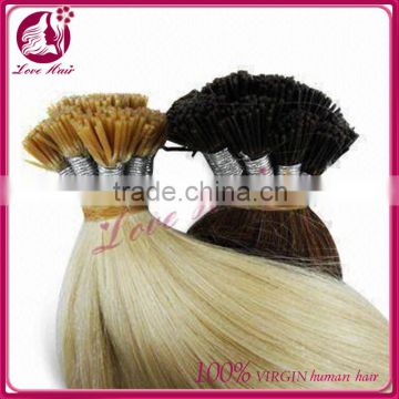 Remy human hair keratin Nail Tip Hair Extension