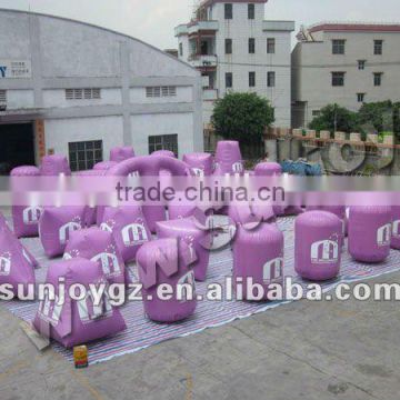 2016 hot sale inflatable paintball bunker/ inflatable bunker/ inflatable paint ball field