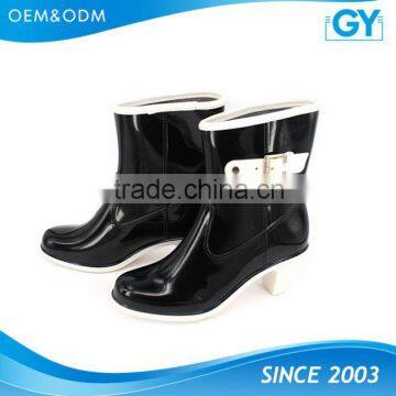 Factory best price all color available popular pvc transparent rain boots